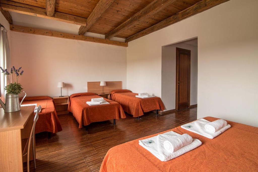 Postel nebo postele na pokoji v ubytování Hotel Casa a Colori Venezia