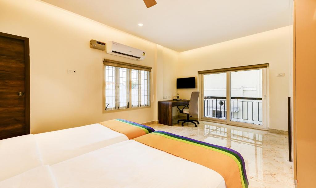 Postel nebo postele na pokoji v ubytování Itsy Hotels Mirra