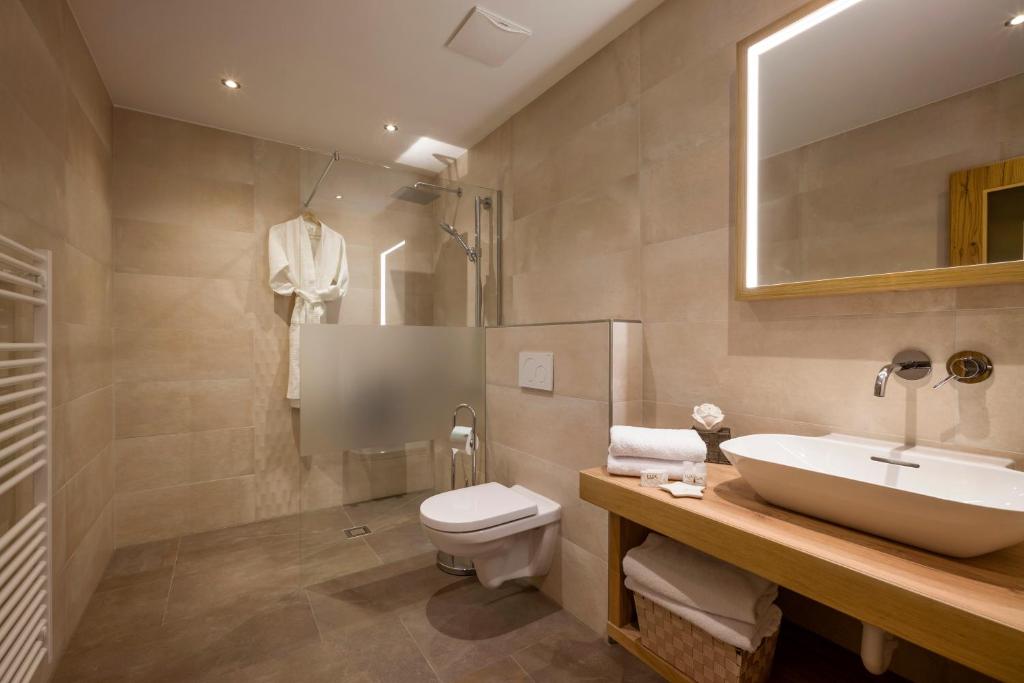 Koupelna v ubytování Aparthotel Gallahaus