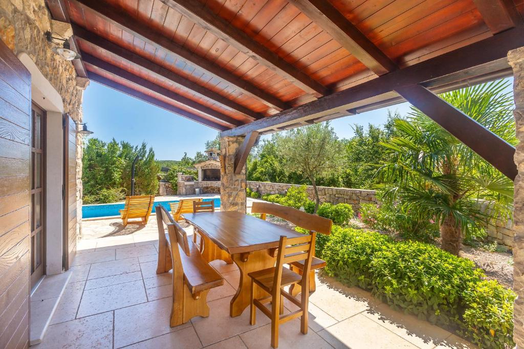 Bazén v ubytování Holiday Home Blue Ivy nebo v jeho okolí