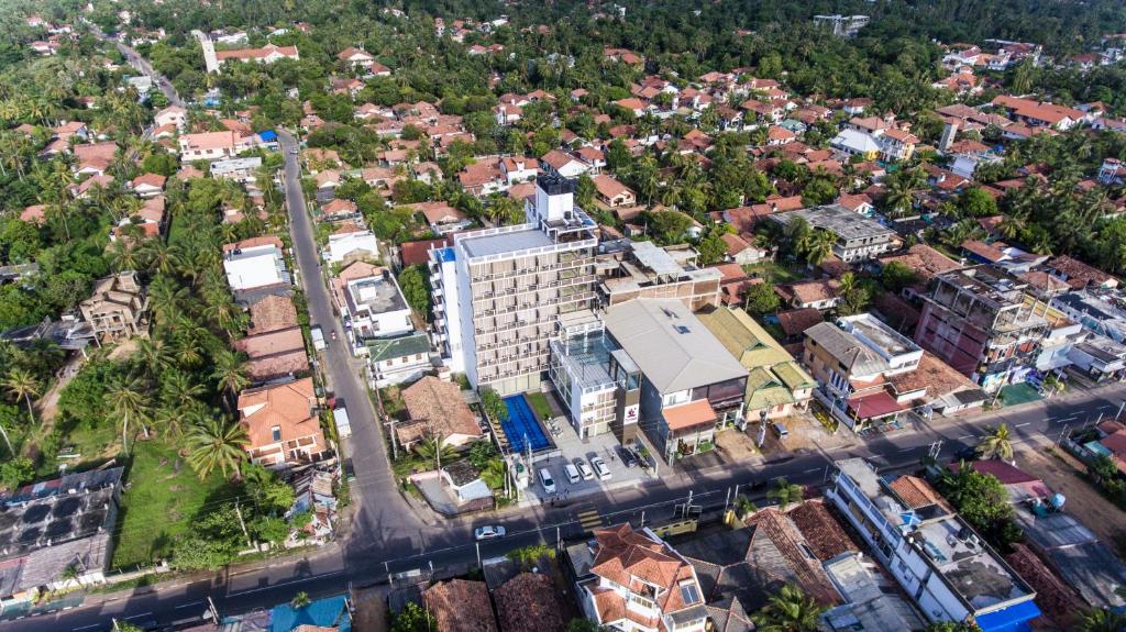 Nespecifikovaný výhled na destinaci Negombo nebo výhled na město při pohledu z hotelu