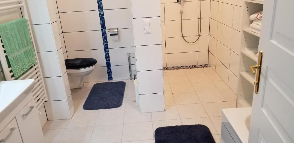 Koupelna v ubytování Haus Falkenstein