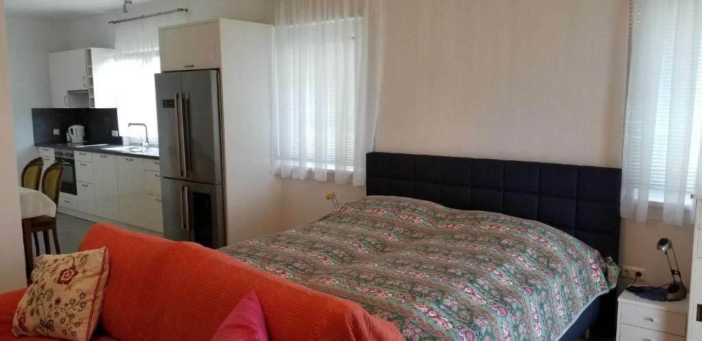 Kuchyň nebo kuchyňský kout v ubytování Haus Falkenstein