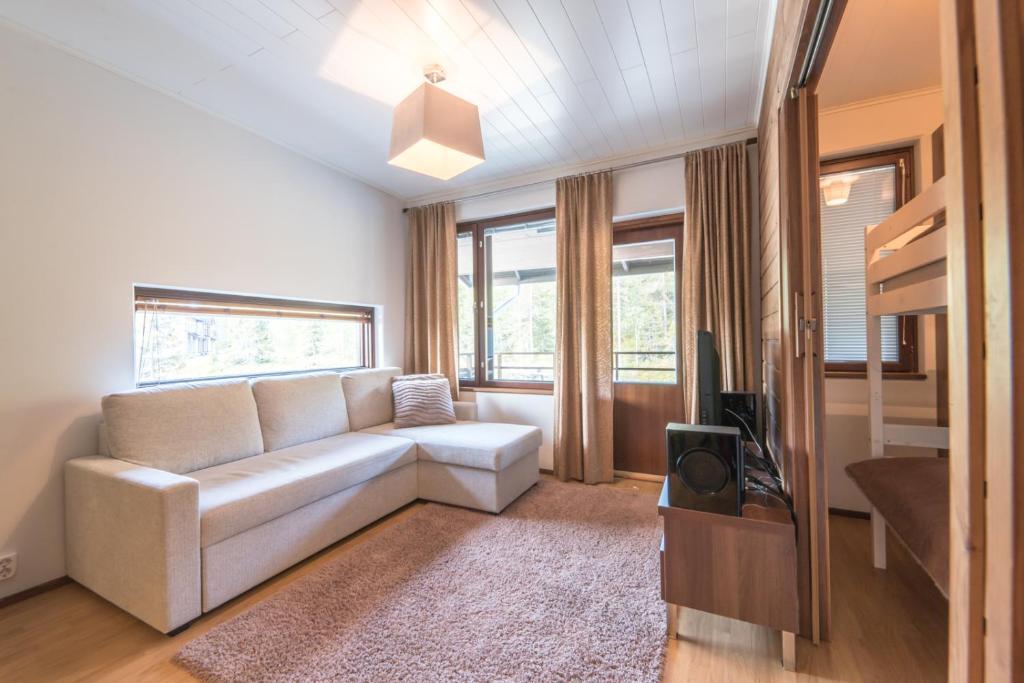 Posezení v ubytování Villa Ylläs 301