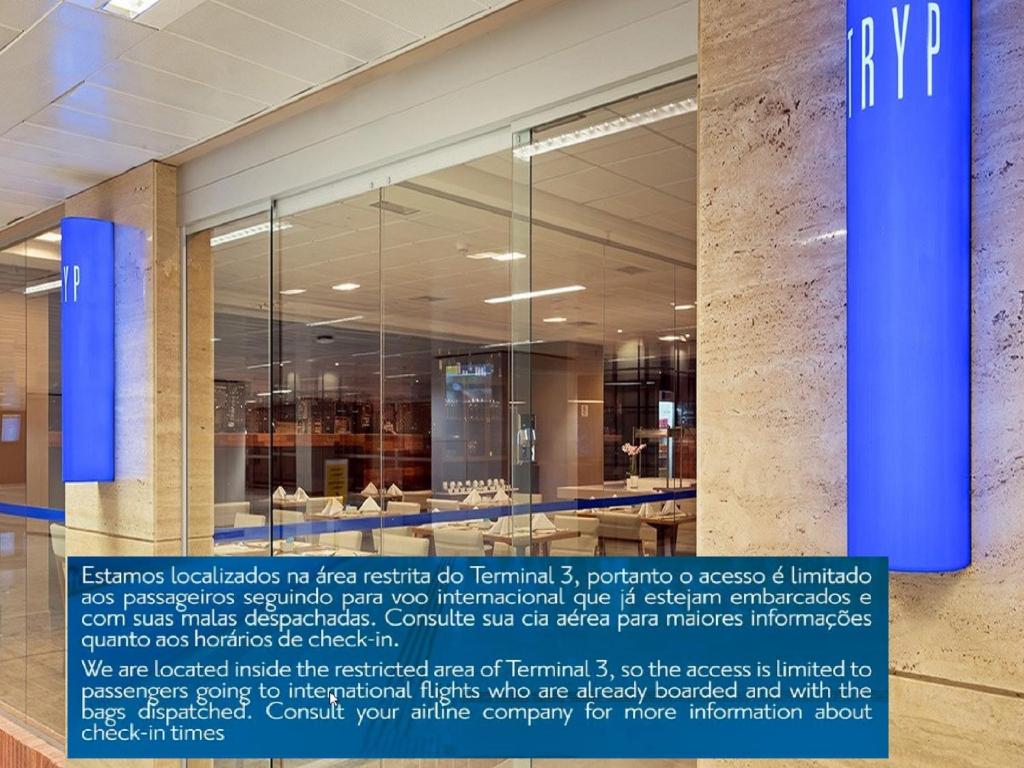  TRYP - Transit Hotel São Paulo Airport - Terminal 3