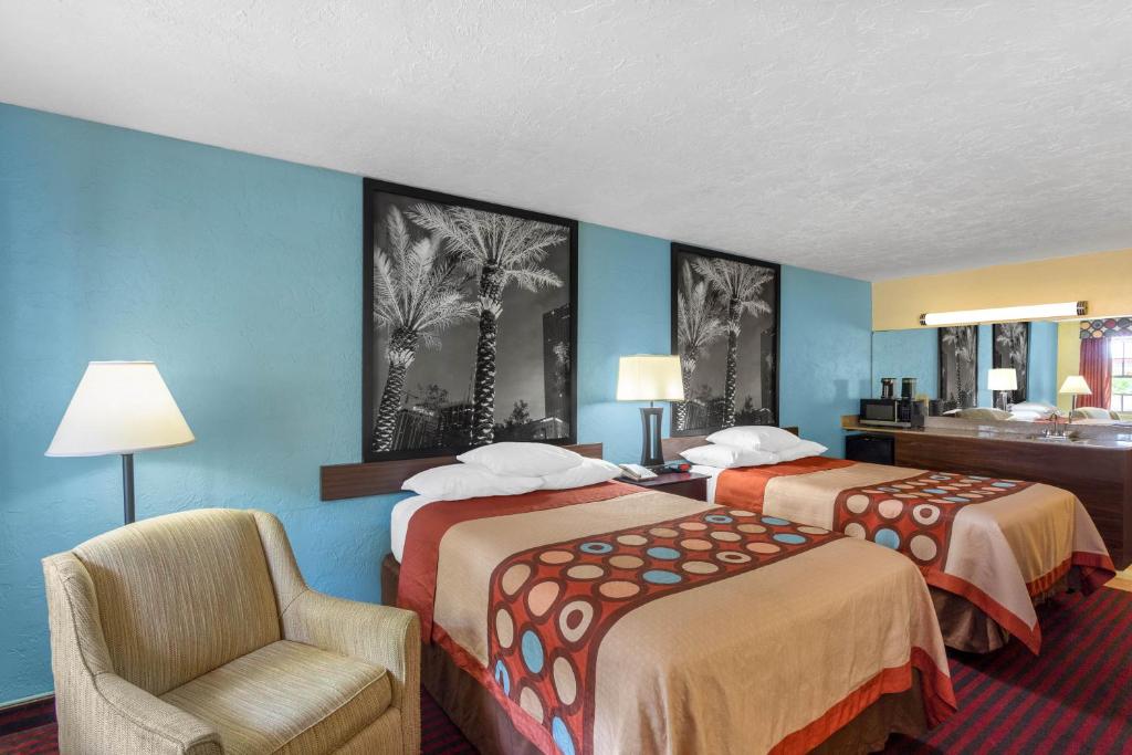 Super 8 by Wyndham Bradenton Sarasota Area - 双人间 - 带两张双人床 - 可吸烟