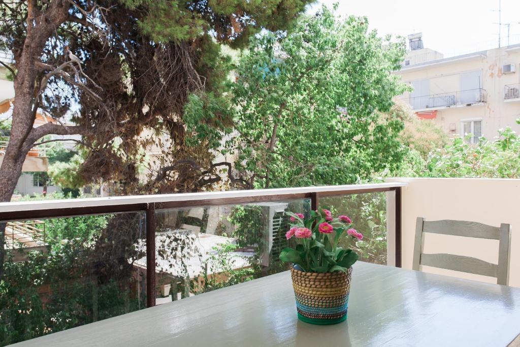 Balkon lub taras w obiekcie Homz Studios Faliro