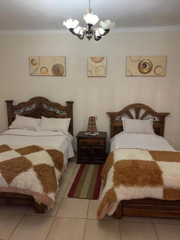 Cama o camas de una habitación en Los Gazules