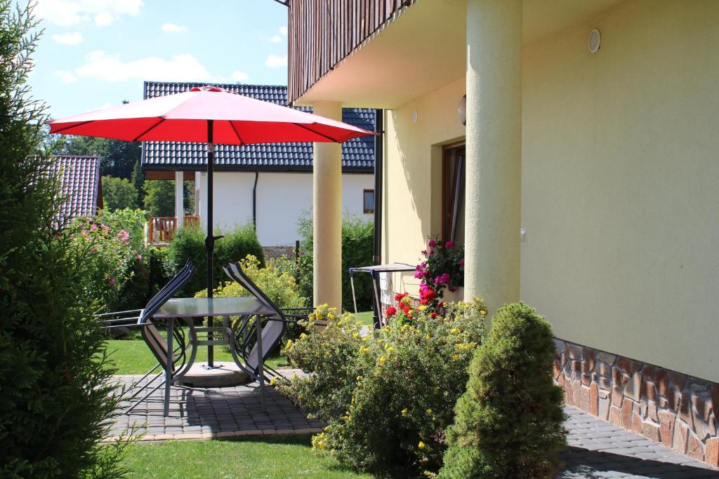 Zahrada ubytování Na Równej Bieszczady