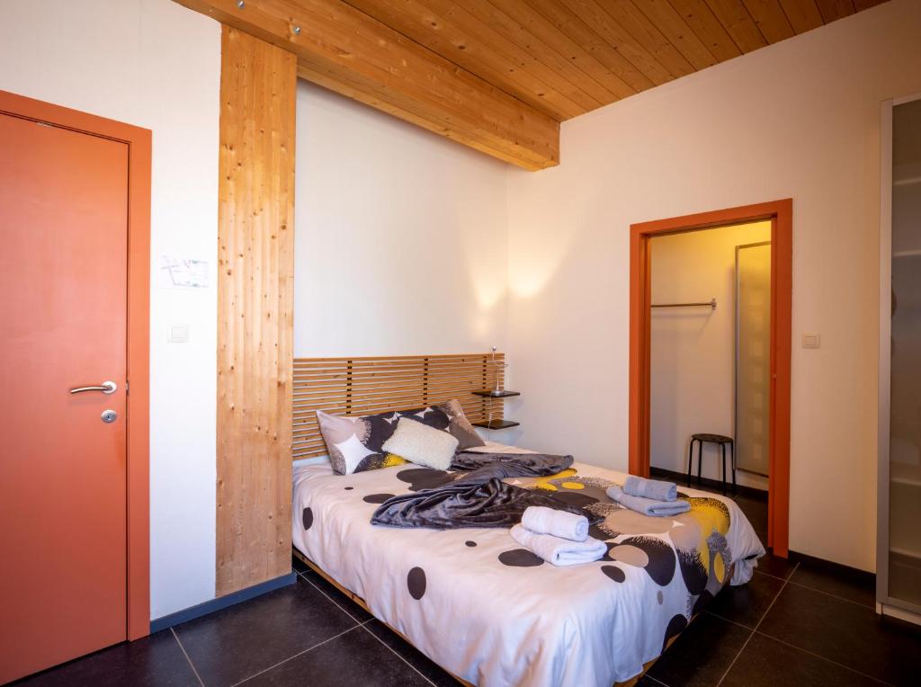 Postel nebo postele na pokoji v ubytování B&B Casa de Paja