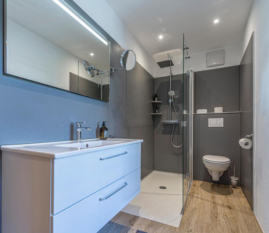 Kúpeľňa v ubytovaní Ferienwohnung Bad Aussee