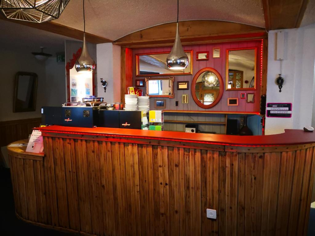 Lounge nebo bar v ubytování Weisses Rössli