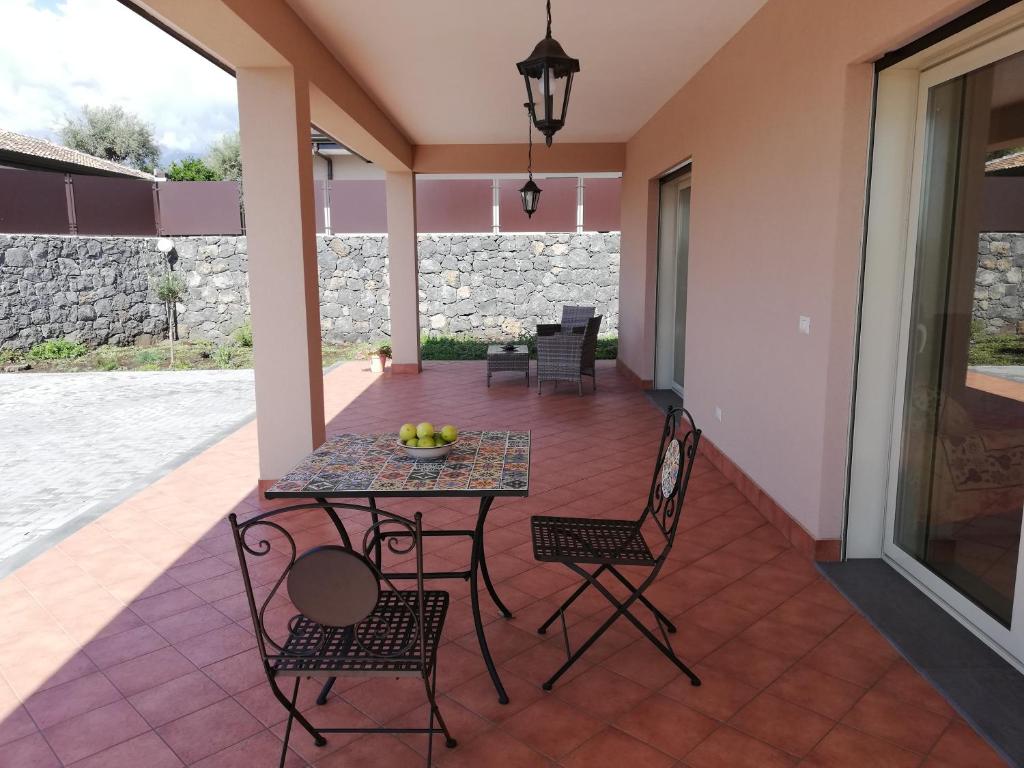 Patio alebo iná vonkajšia časť ubytovania L'elicriso B&B