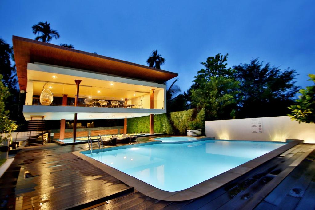 Bazén v ubytování Le Villagio Resort & Domes nebo v jeho okolí