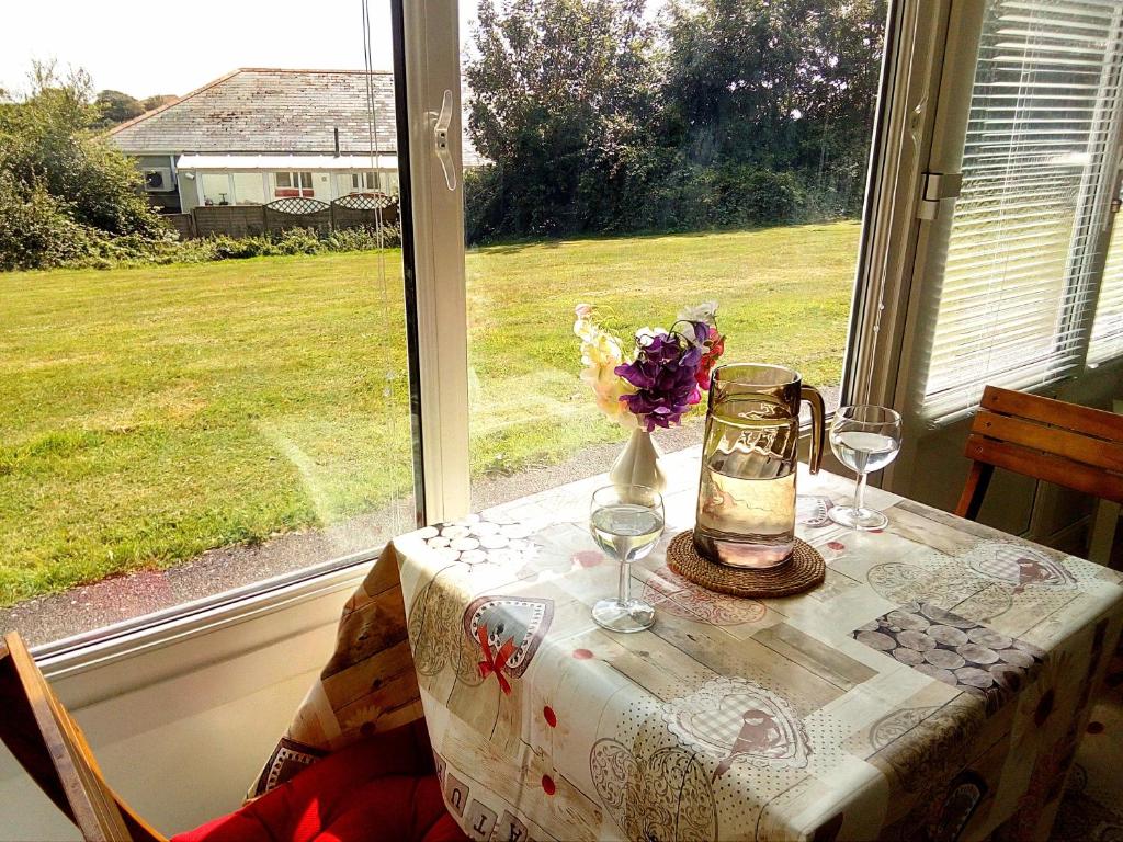 Zahrada ubytování Chalet for two - Dartmouth