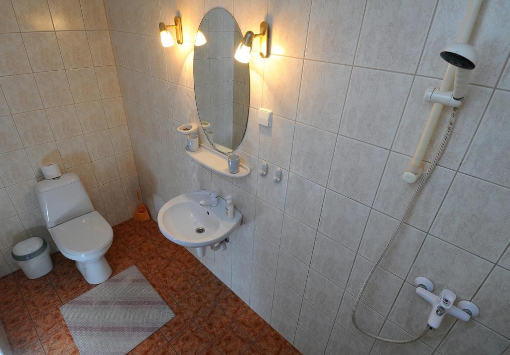 Koupelna v ubytování Villa Ene