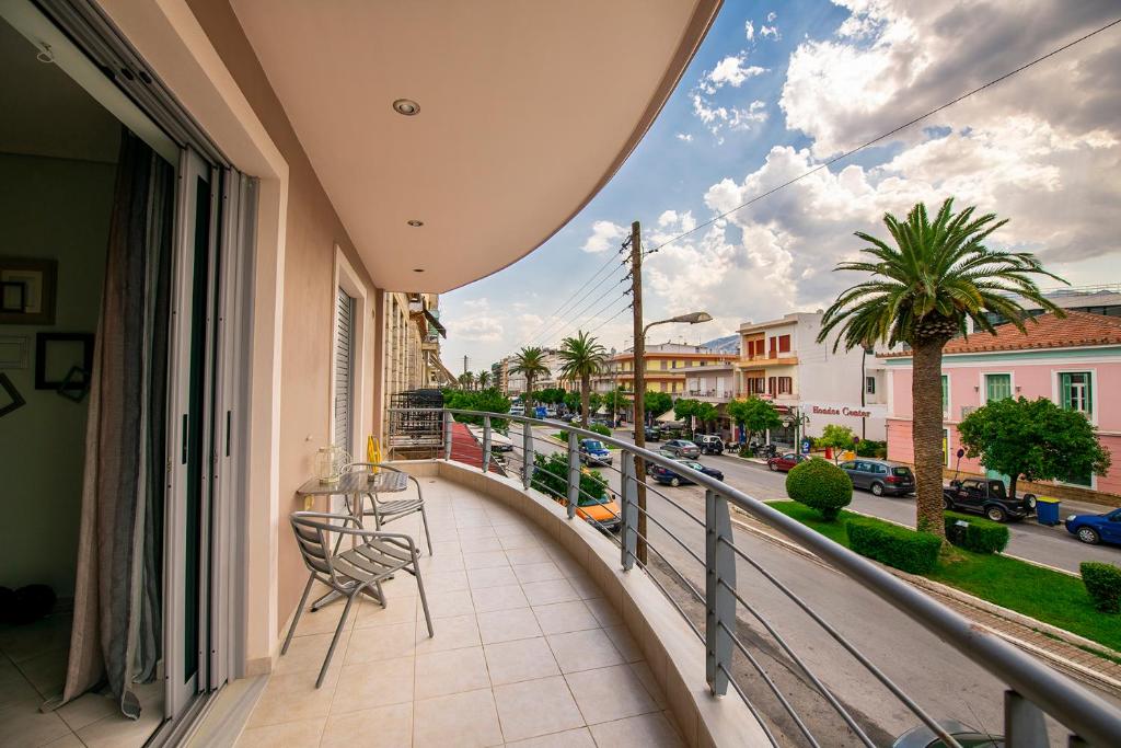 Balkón alebo terasa v ubytovaní Sparta View Apartments Anais Boutique A1