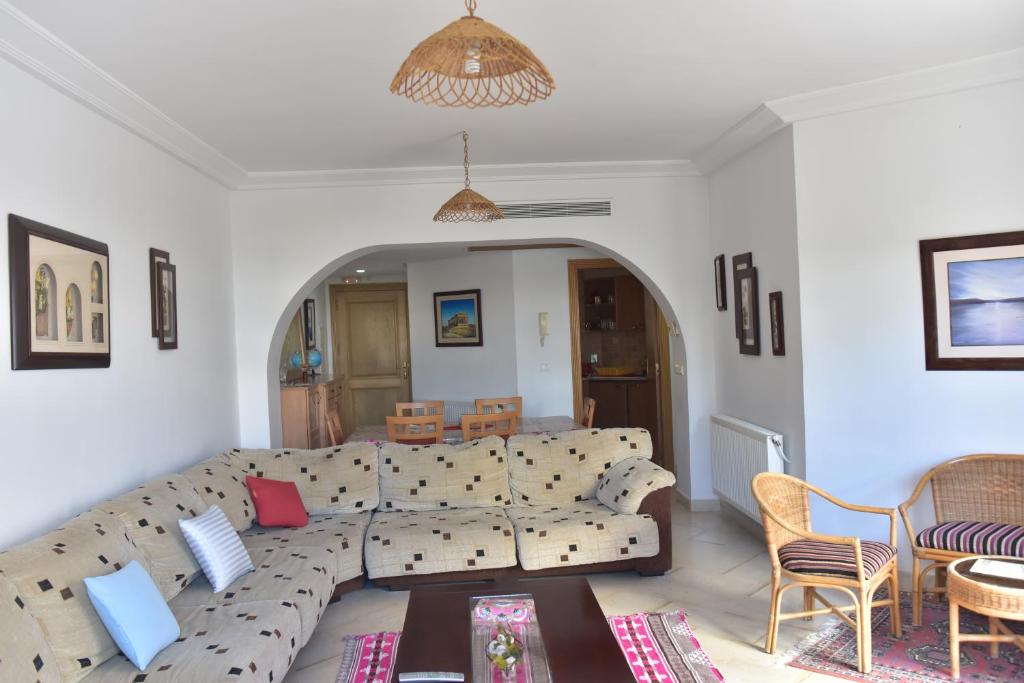 Posezení v ubytování B&B Cote D'azur