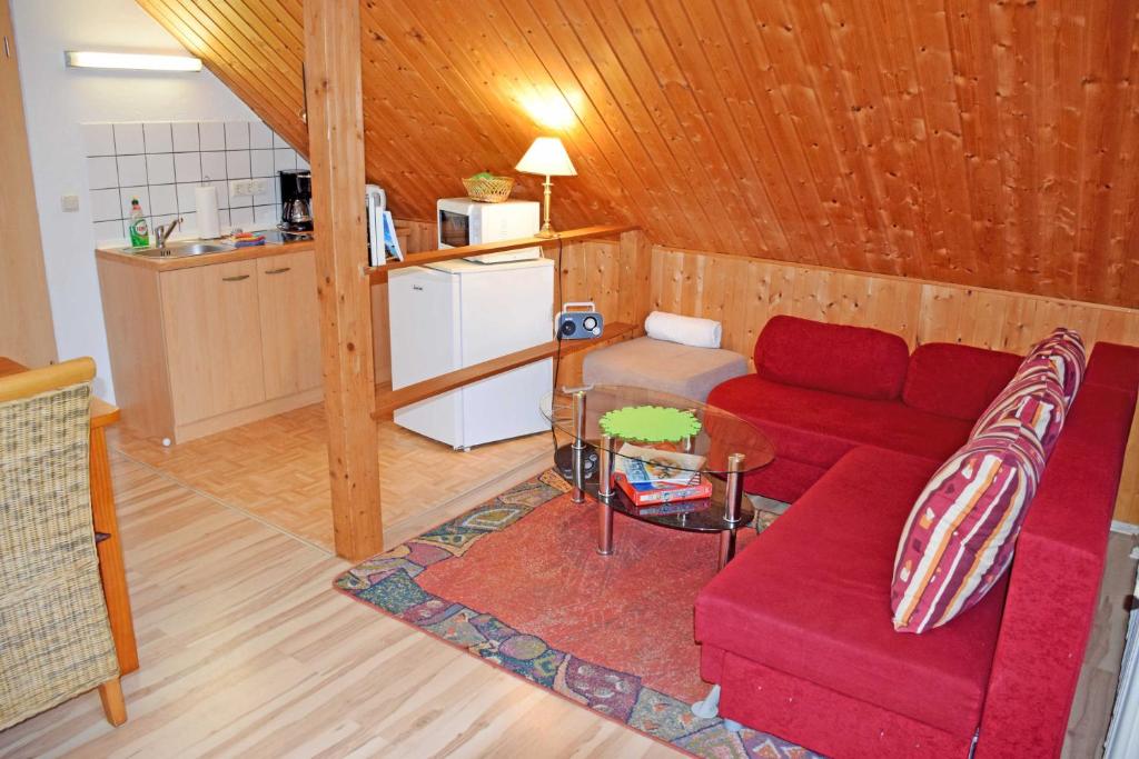 Kuchyň nebo kuchyňský kout v ubytování Haus Friedenswinkel