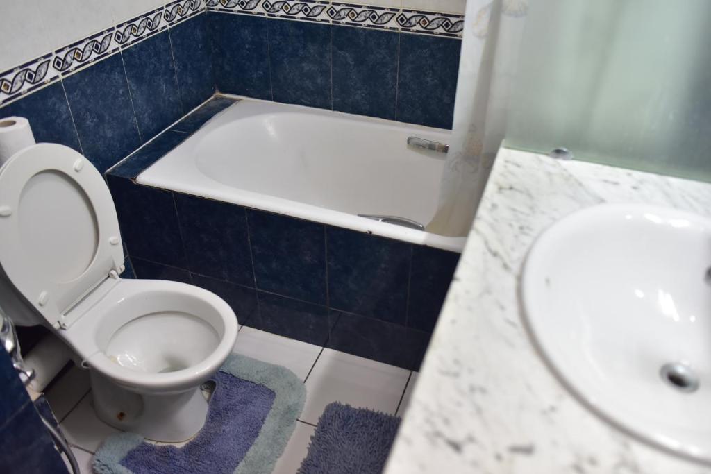 Koupelna v ubytování B&B Cote D'azur