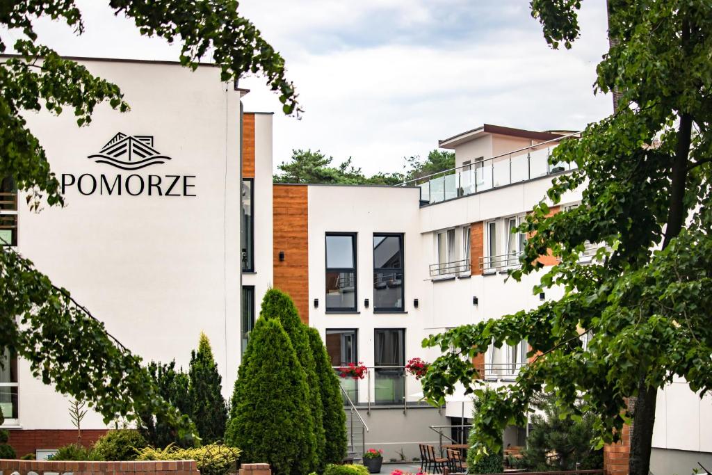 a rendering of the front of the pomorie building at Pomorze Ustka in Ustka