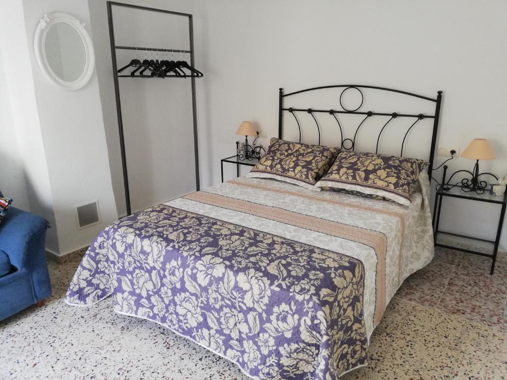 Posteľ alebo postele v izbe v ubytovaní Casa Río Quentar