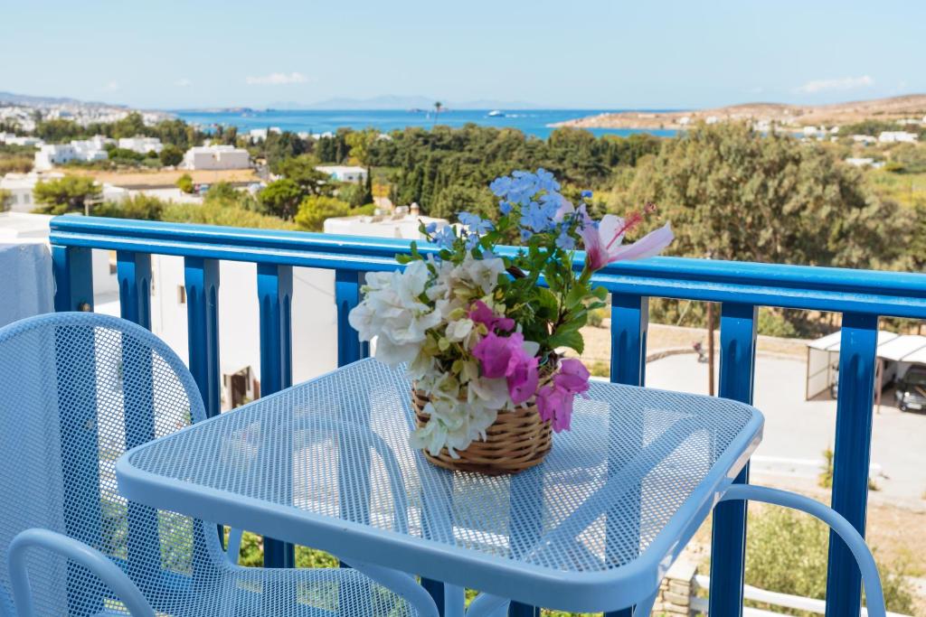 Balkón nebo terasa v ubytování Pyrgaki Hotel