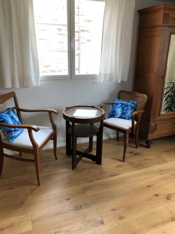 Posezení v ubytování Storchenhaus Bremm