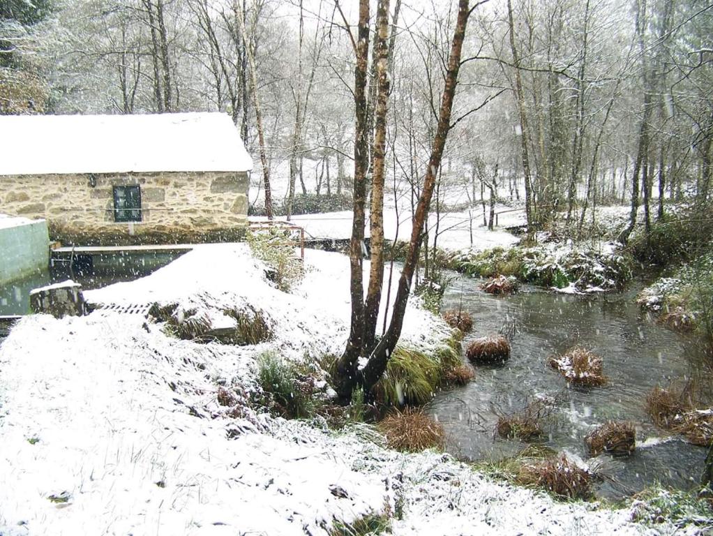 Molino de Louzao v zime