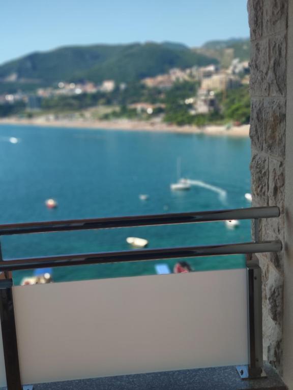 Apartments Stević - Monaco - 带露台和海景的双人间