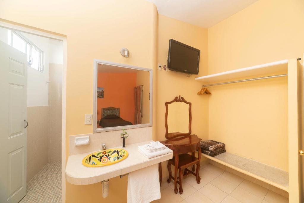 TV a/nebo společenská místnost v ubytování Hotel del Rio