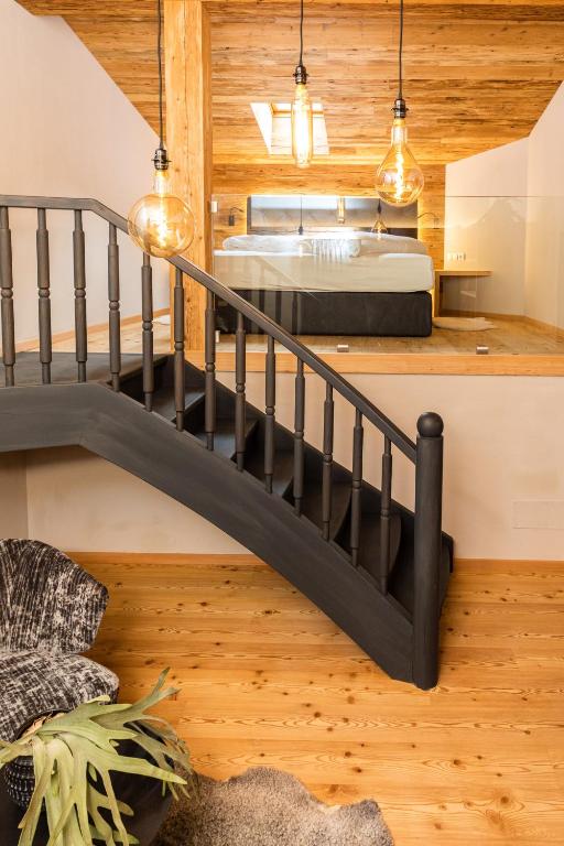 Postel nebo postele na pokoji v ubytování Chalet Avidea Secret