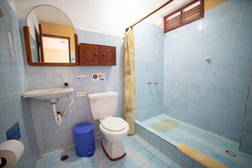 Koupelna v ubytování Hostal Estrella de Mar