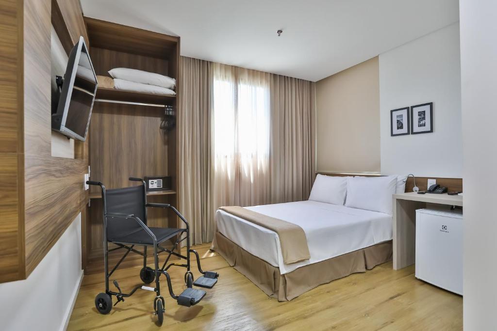 Nobile Inn Meridional Cariacica - Chambre Double - Accès Personnes Handicapées