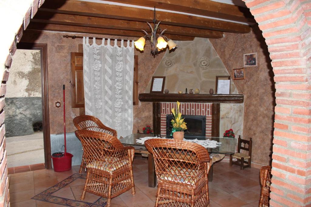 A seating area at Casa Rural Laura