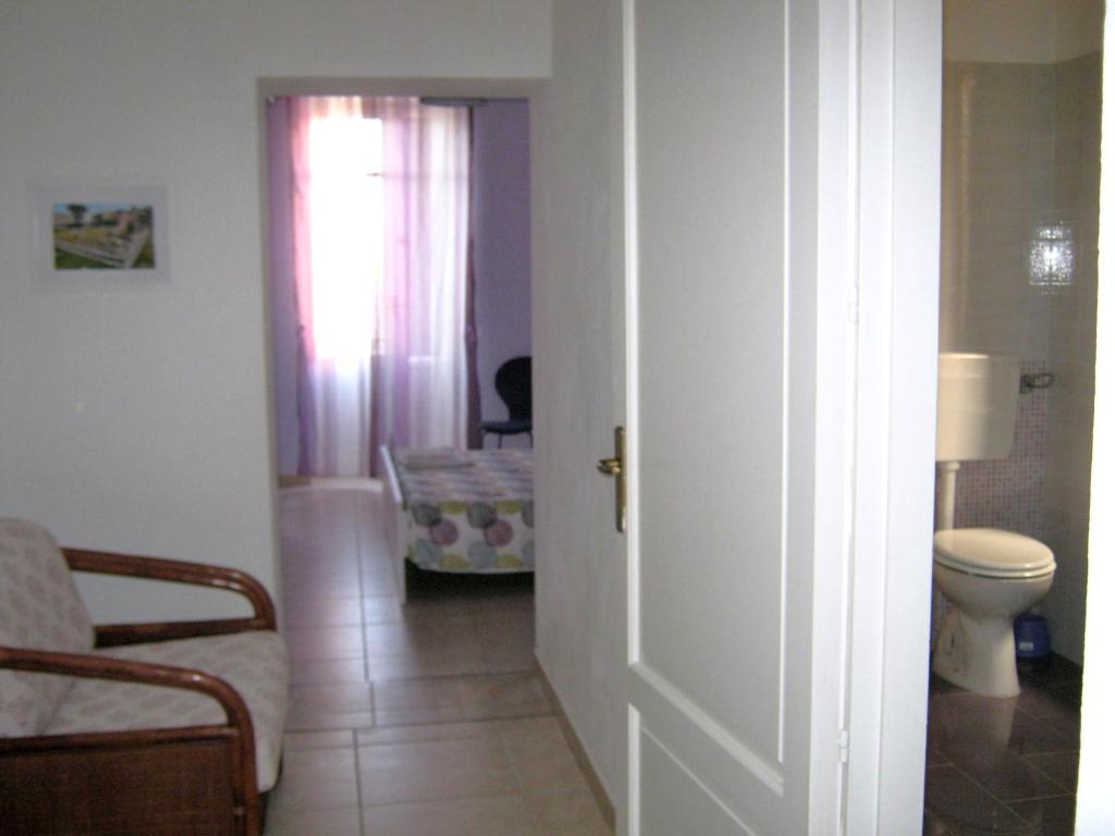 Koupelna v ubytování B&B Mare Di S. Lucia