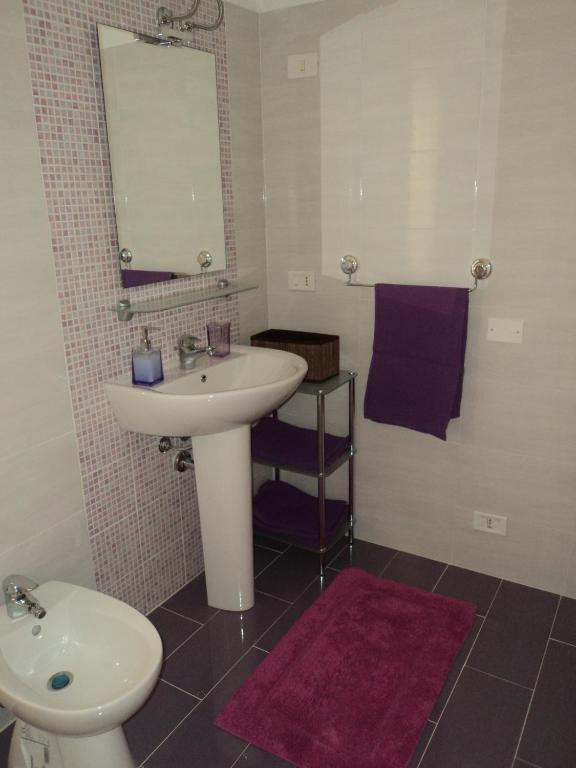 Koupelna v ubytování B&B Mare Di S. Lucia