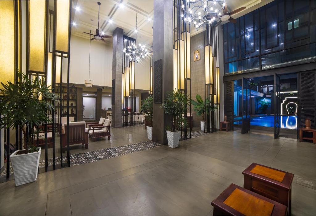 Posezení v ubytování Bayon Modern Residence