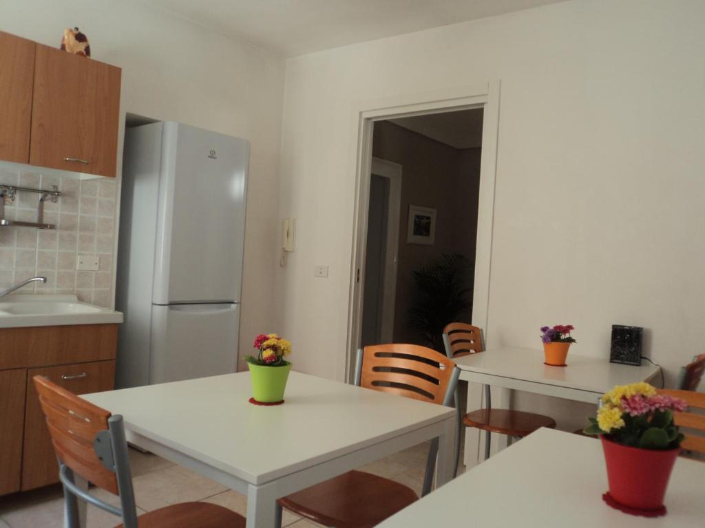 Kuchyň nebo kuchyňský kout v ubytování B&B Mare Di S. Lucia
