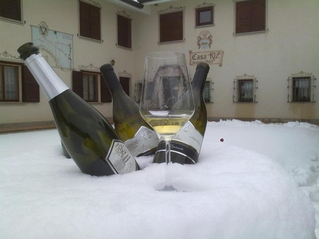 Nápoje v ubytování AGRITURISMO Casa Riz