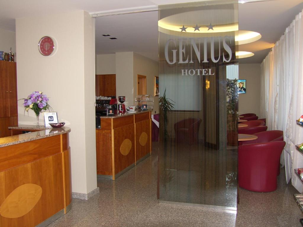 Vstupní hala nebo recepce v ubytování Hotel Genius