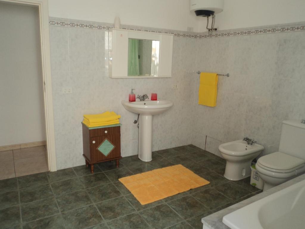 Koupelna v ubytování B&B Mare Di S. Lucia