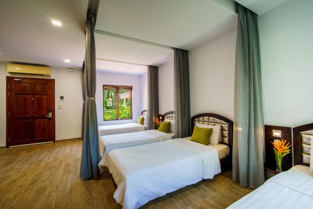 Phòng Gia Đình Tiêu Chuẩn Có 4 Giường Đơn - Không Hút Thuốc