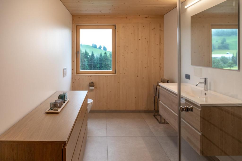 Kuchyň nebo kuchyňský kout v ubytování Hus Bündt