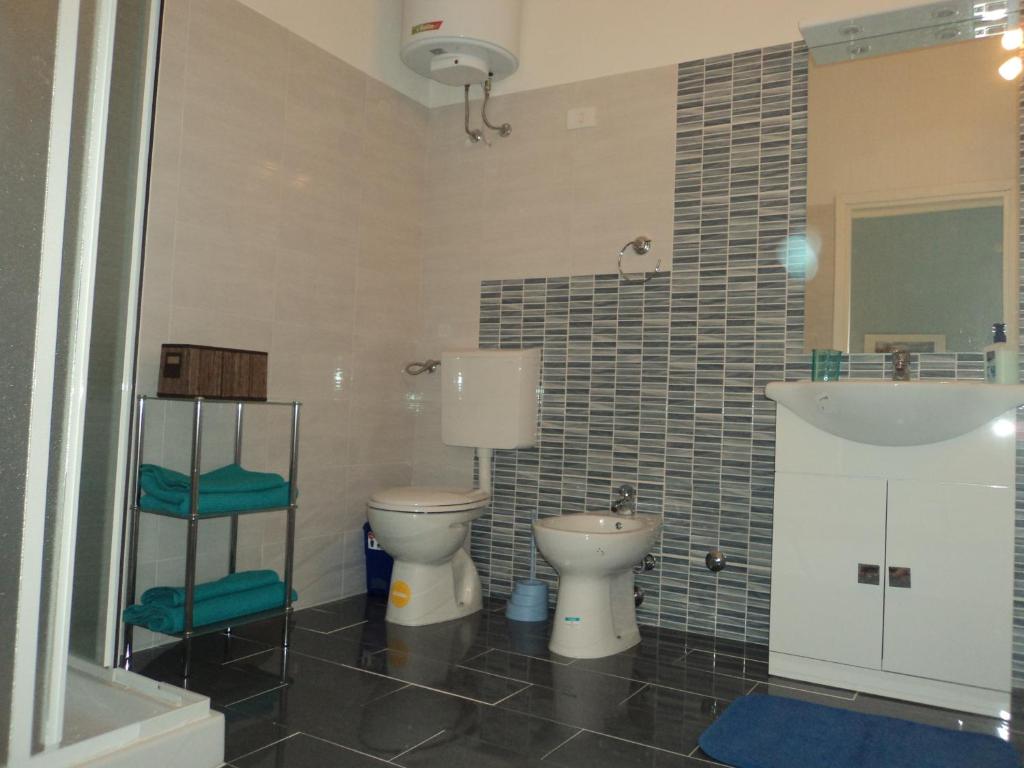 Koupelna v ubytování B&B Mare Di S. Lucia