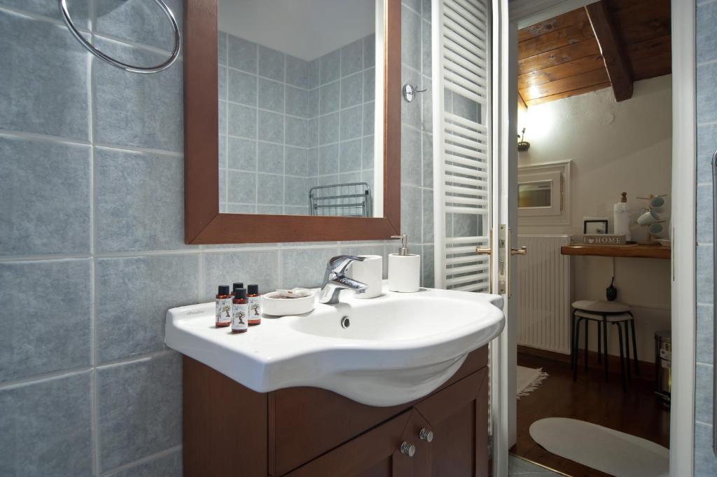 Koupelna v ubytování Elia Apartments Chrisso