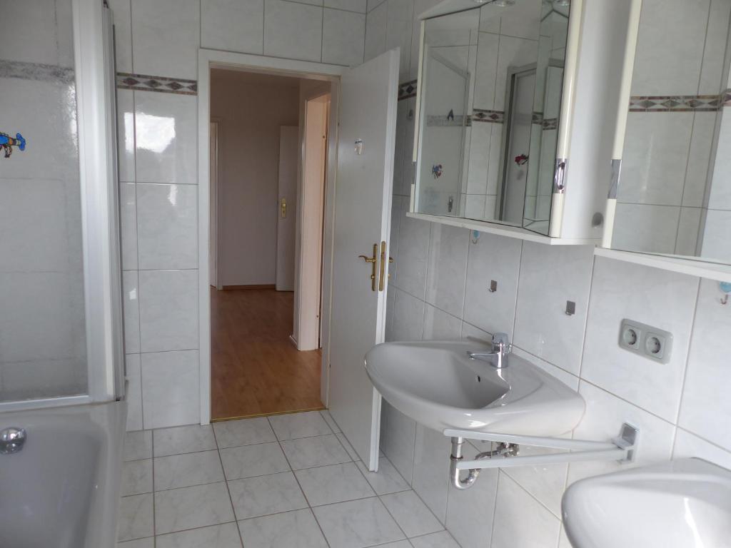 Koupelna v ubytování Haus Isabella