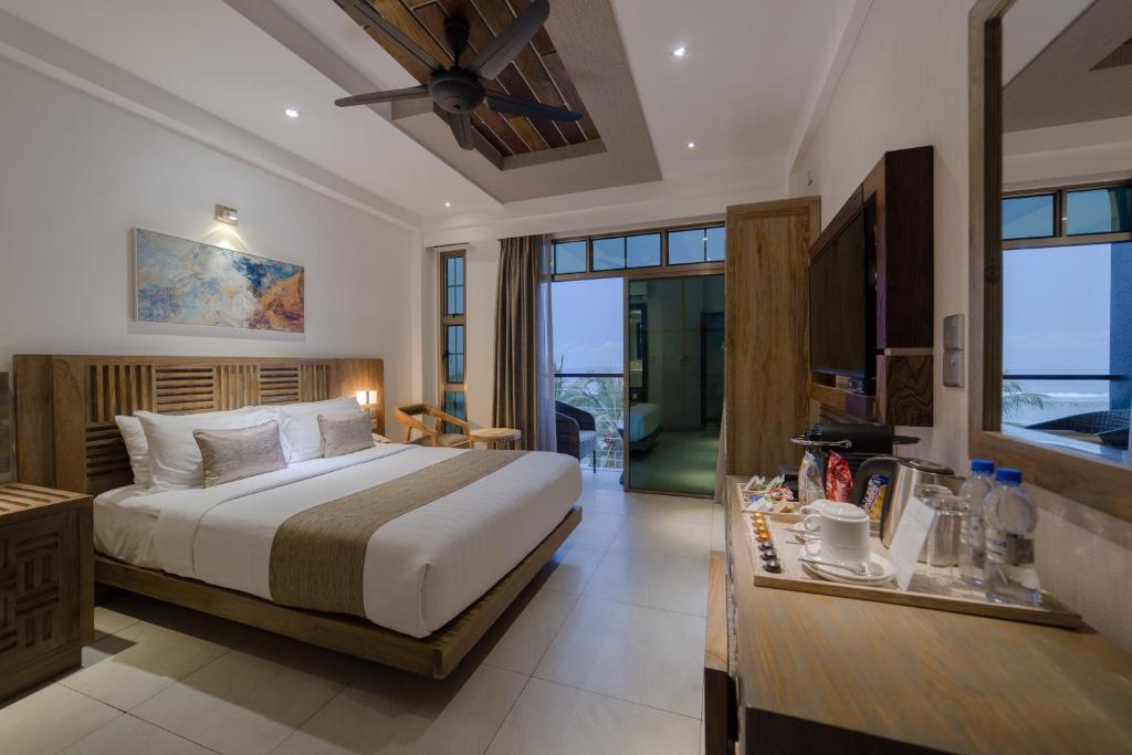 Postel nebo postele na pokoji v ubytování Hotel Ocean Grand at Hulhumale