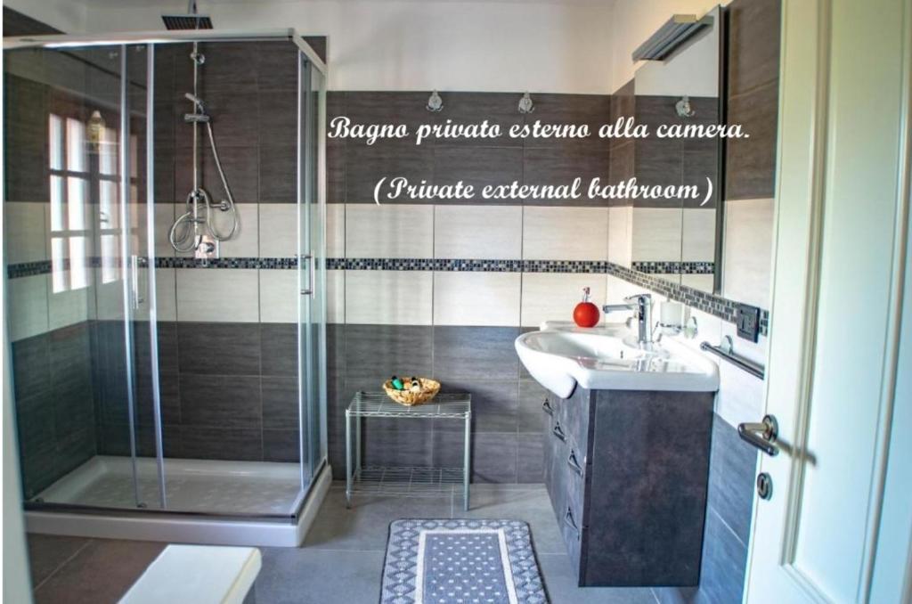 Koupelna v ubytování Asherat B&B