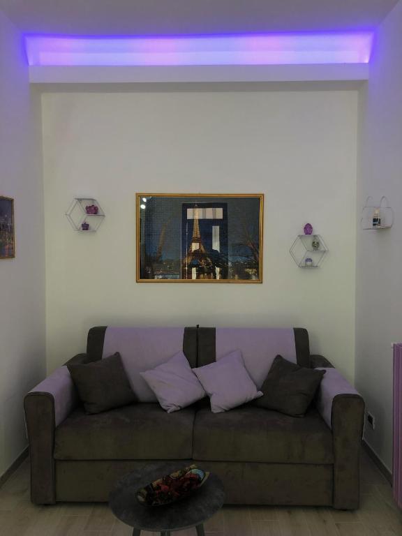 Posezení v ubytování Casa Violet per Civita